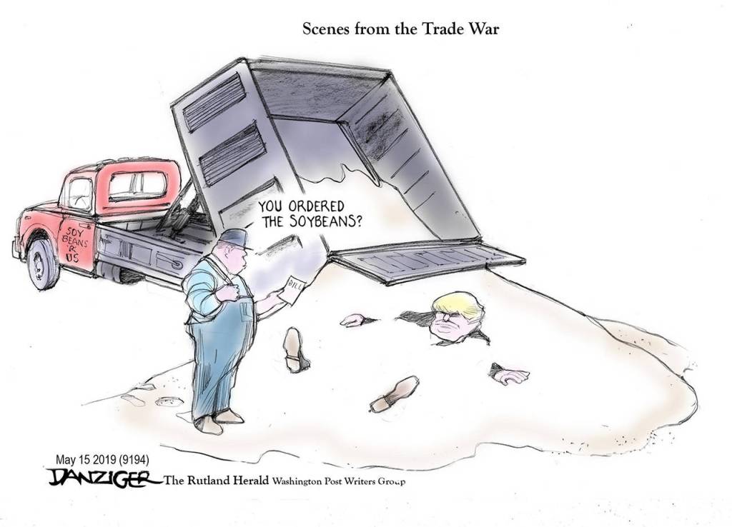 Editorial cartoons for Thursday, May 16