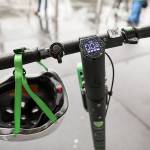 Everett is the third city in Washington to get the e-scooters. On Friday, the city launch a three-month pilot. (Lizz Giordano / The Herald)