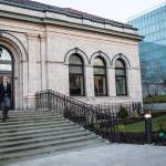 The renovated Carnegie Building in downtown Everett, as it looked in December. (Olivia Vanni / The Herald)