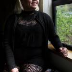 Marion Angel Davis, 17, at Mountain View Arts Technology High School in Tulalip on April 10. Davis plans to attend cosmetology school and has a passion for English. (Olivia Vanni / The Herald)