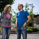 Carrie Westvang donated a kidney to her husband Robb in a recent transplant operation. The couple own Locals Espresso stands in Marysville, Stanwood and Arlington. (Andy Bronson / The Herald)