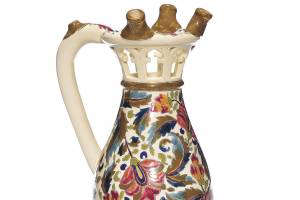 Solve the puzzle to drink from this pitcher without spilling