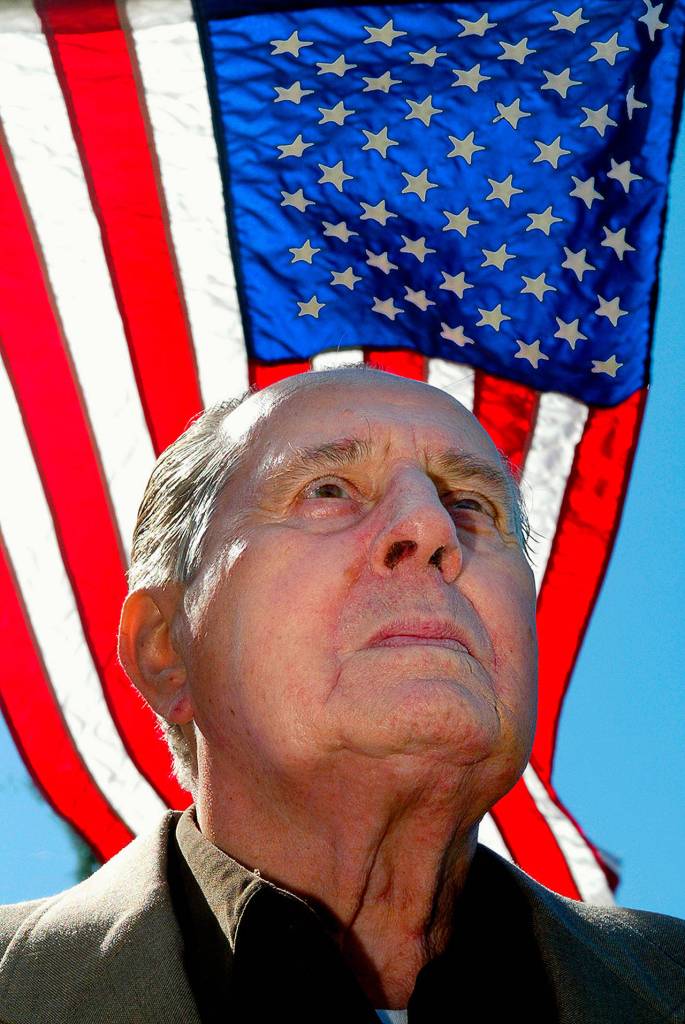 Joseph Eddie McCann landed his craft on the beach at Normandy 75 years ago. He died in 2009. (Michael OLeary, June 2, 2004 / The Herald)