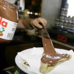 French workers frustrated over salary negotiations are blocking the worlds biggest Nutella factory in Normandy. (Associated Press)