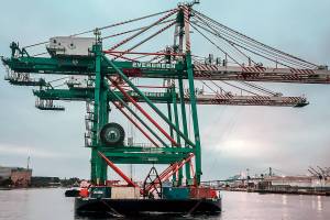 Cargo cranes were a bargain at $1 — but then there’s shipping