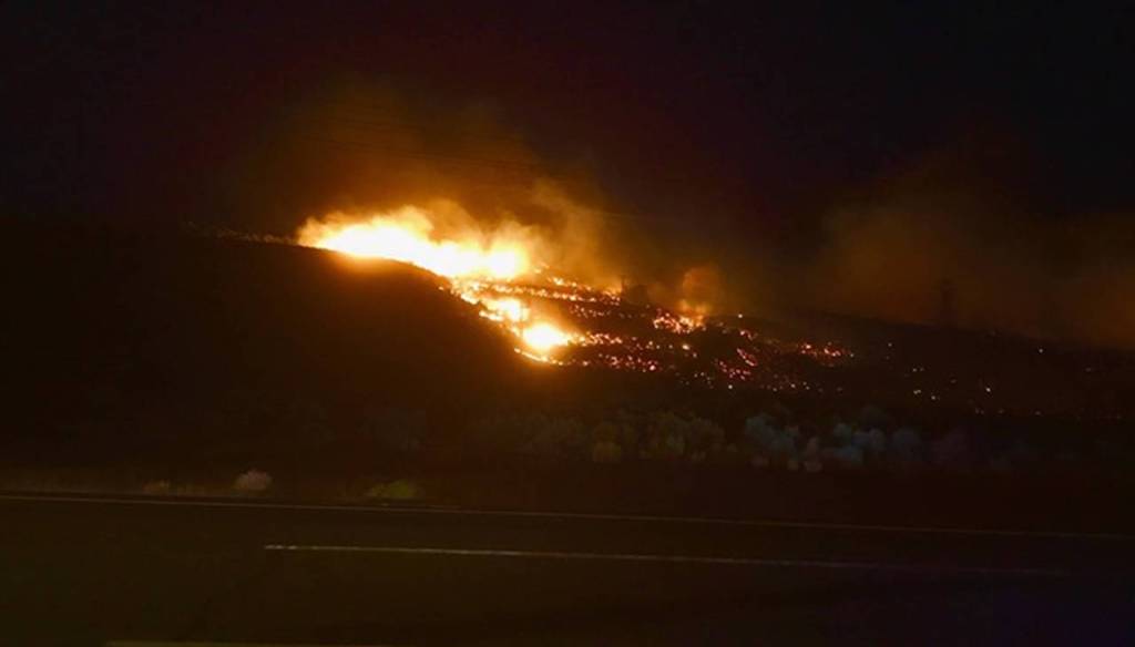 Wildland fire in Grant County grows to 28 square miles