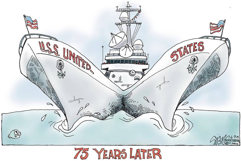 Editorial cartoons for Monday, June 10