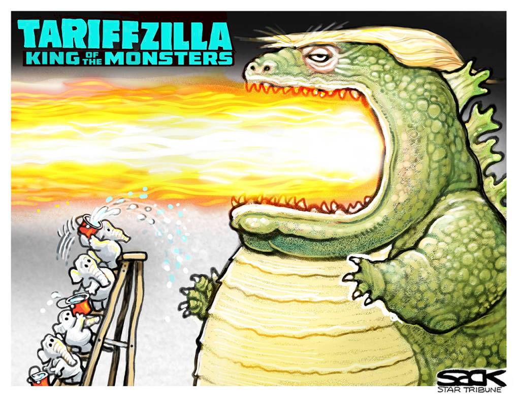 Editorial cartoons for Monday, June 10