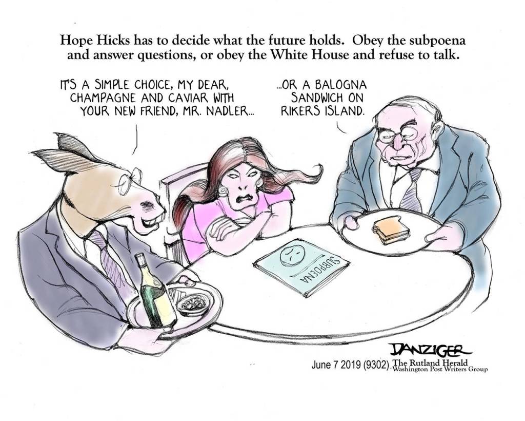 Editorial cartoons for Sunday, June 9