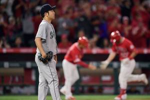 Kikuchi struggles as Angels pummel M’s