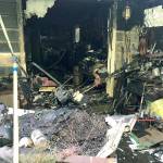 A Lynnwood home in the 20700 block of 60th Avenue West was damaged during a fire Monday morning. (South Snohomish County Fire)