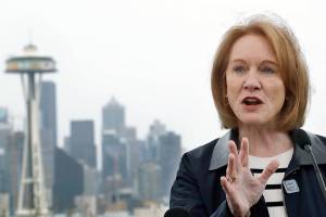 Citing whales, Seattle mayor protests Navy training plans