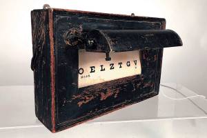 Rare optician’s eye test chart was made in the 19th century