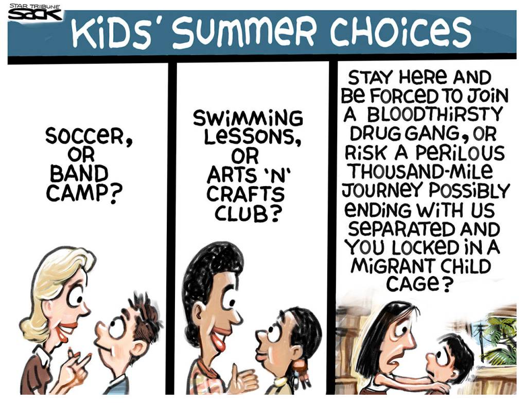 Editorial cartoons for Monday, June 17