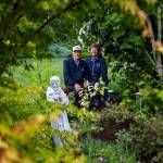 Kathy and Dave Hope in their Snohomish yard. Their garden, informally known as The Park, will be one of six featured on the Snohomish Garden Tour on June 30. (Olivia Vanni / The Herald)