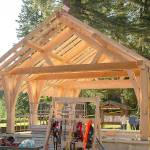 Ancient timber framing practice kept alive at county parks