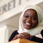 Everett High Schools Amina Hussein admits her freshman year was overwhelming, but since then shes learned to connect with people. I just enjoy being here, the teachers are amazing, the principals talk to me every single day, theyre really inclusive. (Dan Bates / The Herald)