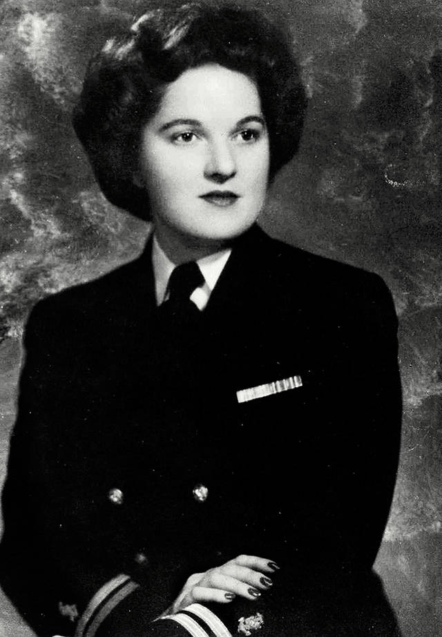 Teresa Schmierer served in the Navy as a nurse during World War II. (Family Photo)