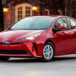 For 2019 the Toyota Prius has a modified exterior that maintains its trademark eccentricity but dials it down a bit. (Manufacturer photo)