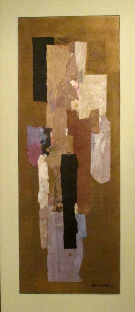 Paul Horiuchis Colors of Kabuki No. 2, is a mixed-media collage.