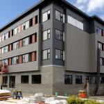Hotel Indigo is nearing completion at the Port of Everetts Waterfront Place. (Kevin Clark / The Herald)