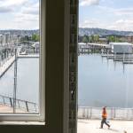 Of 142 rooms, 119 will have a water view at Hotel Indigo at the Port of Everetts Waterfront Place. (Kevin Clark / The Herald)