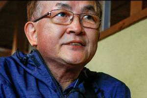 Lynnwoods Jin So, who came from South Korea in the 1970s, talks about President Donald Trumps step across the DMZ into North Korea last weekend. (Dan Bates / The Herald)