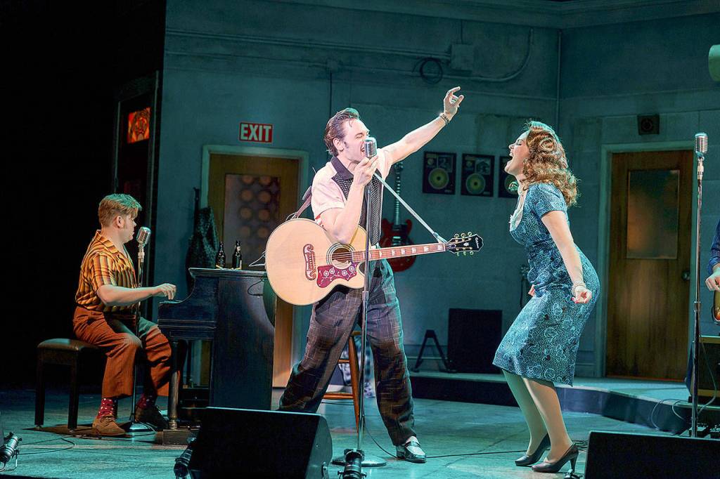 photos by Mark Kitaoka / Village Theatre                                The cast of Million Dollar Quartet.