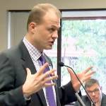 Tim Eyman during a recent court appearance. (TVW)