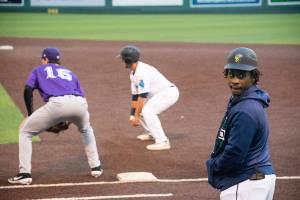 Who’s coaching first? For AquaSox, it’s the players