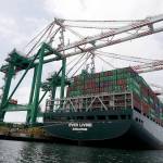 In this June 19 photo, a cargo ship is docked at the Port of Los Angeles in Los Angeles. (AP Photo/Marcio Jose Sanchez, File)