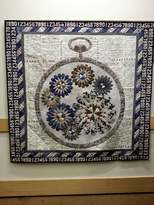 This raffle quilt, called Dapper Time by Peggy Mansfield, is part of next weekends Mukilteo Quilt and Garden Tour. (contributed photo)