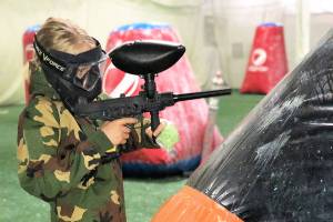 Adrenaline-pumping paintball targets fun for all ages