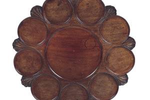 Wine-tasting table was probably never used when tasting wine