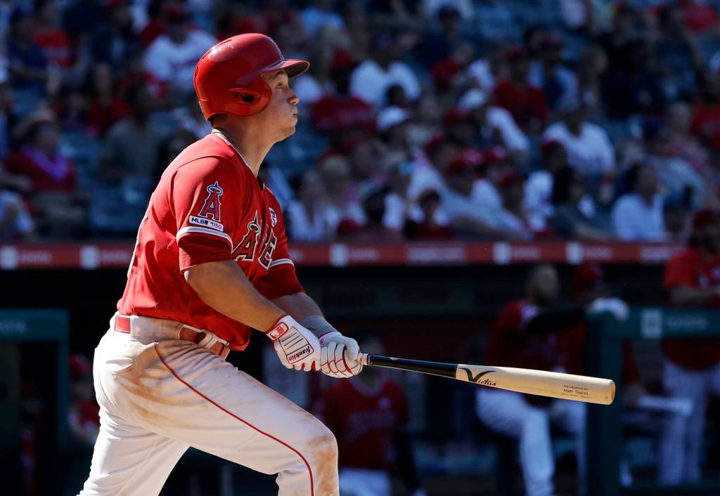 Rookie’s first career HR gives Angels a sweep of the Mariners