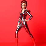 Ziggy Stardust Barbie honors the 50th anniversary of the release of David Bowies iconic Space Oddity. (Mattel via AP)