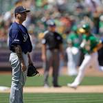 A’s bash 6 home runs, rout Mariners