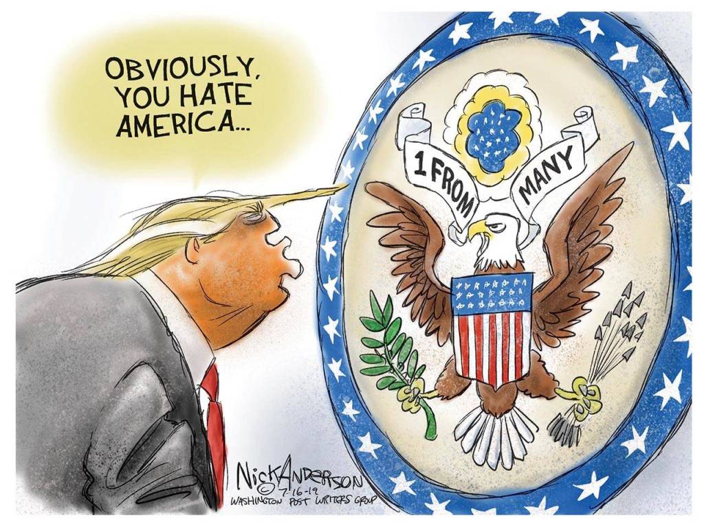 Editorial cartoons for Thursday, July 18