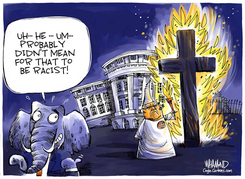 Editorial cartoons for Thursday, July 18