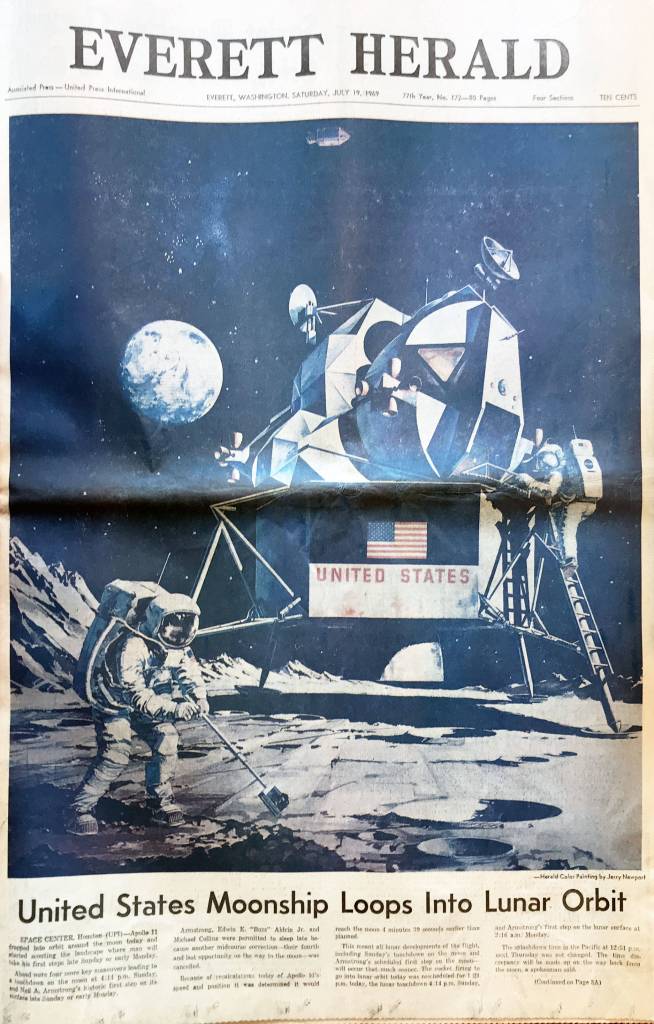 The Daily Herald of Everett on Saturday, July 19, 1969.