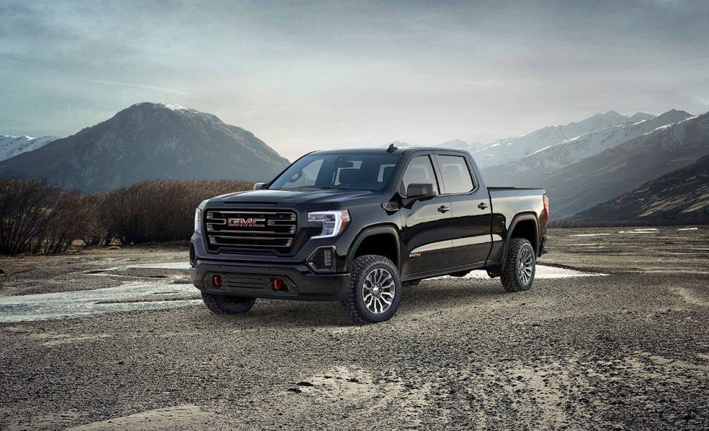 The AT4 version of the 2019 GMC Sierra 1500 is a new trim level that combines the Denalis premium features with off-road capability. (Manufacturer photo)