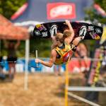 Pro Womens champion Meagan Ethell competes during the WWA Wakeboard National Championships on Lake Tye in Monroe in 2018. (Photo courtesy WWA)