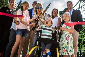 Edmonds boy with cerebral palsy inspires inclusive playground