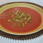 Gazpacho, summer cooking without the stove, has many variations. This one is a combination of tomatoes and watermelon (Sharon Salyer / The Herald)
