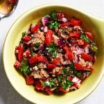 Silky and smoky grilled eggplant salad makes a sumptuous side