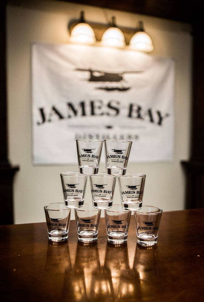 The James Bay Distillery is open to visitors Friday and Saturday. (Olivia Vanni / The Herald)
