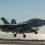 An EA-18G Growler launches from the aircraft carrier USS Carl Vinsons flight deck in May 2015, in the Indian Ocean. (Mass Communication Specialist 2nd Class John Philip Wagner Jr. / U.S. Navy)
