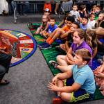 Librarian of Congress Carla Hayden reads Its Only Stanley by Jon Mgee to youngsters while visiting Sno-Isles Marysville Library last week with Congressman Rick Larsen. Appointed by President Barack Obama, Hayden is the first woman and first African-American to hold the position. (Dan Bates / The Herald)