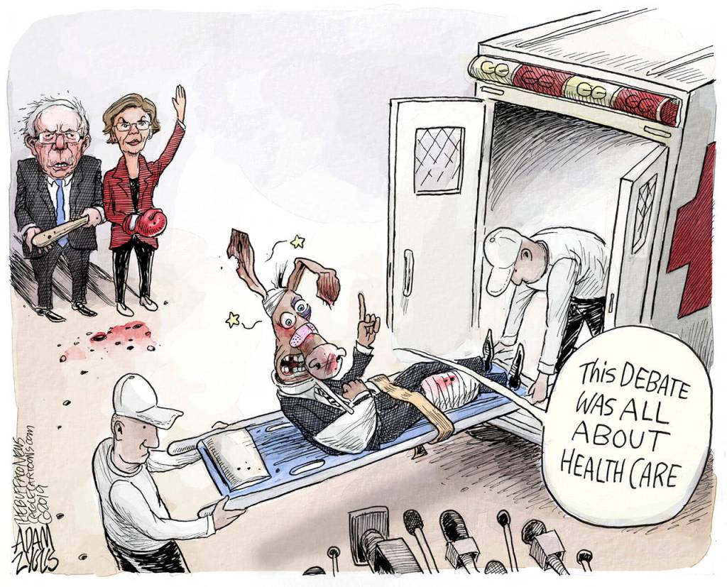 Editorial cartoons for Sunday, Aug. 4