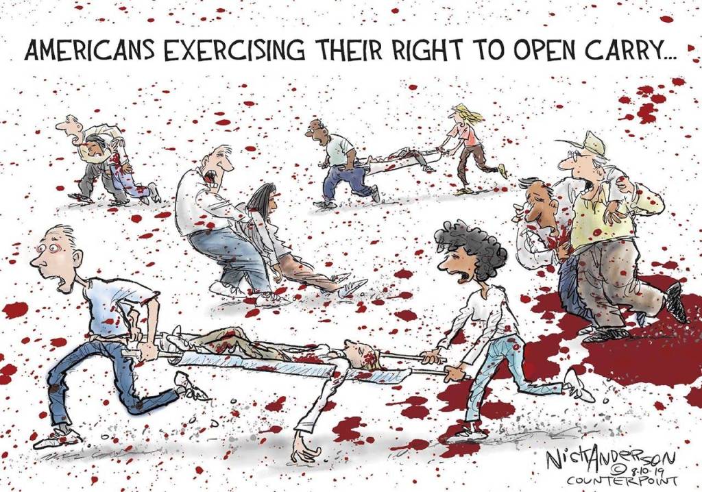 Editorial cartoons for Monday, Aug. 12